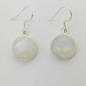 Rainbow Moonstone Earrings